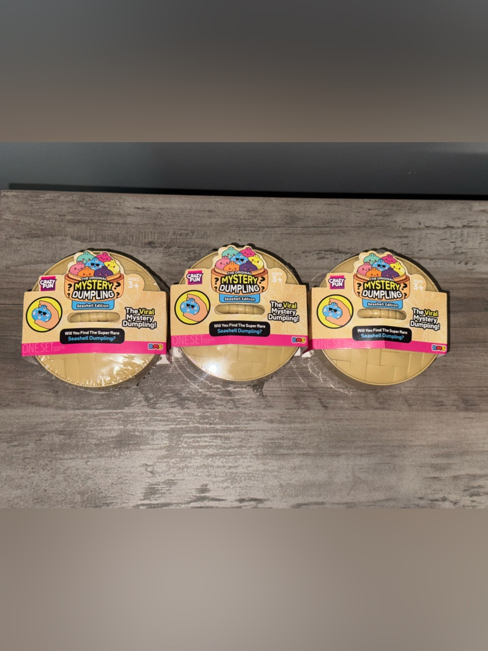 RMS Mystery Dumpling Bundle of 3 Sealed Authentic Seashell Edition